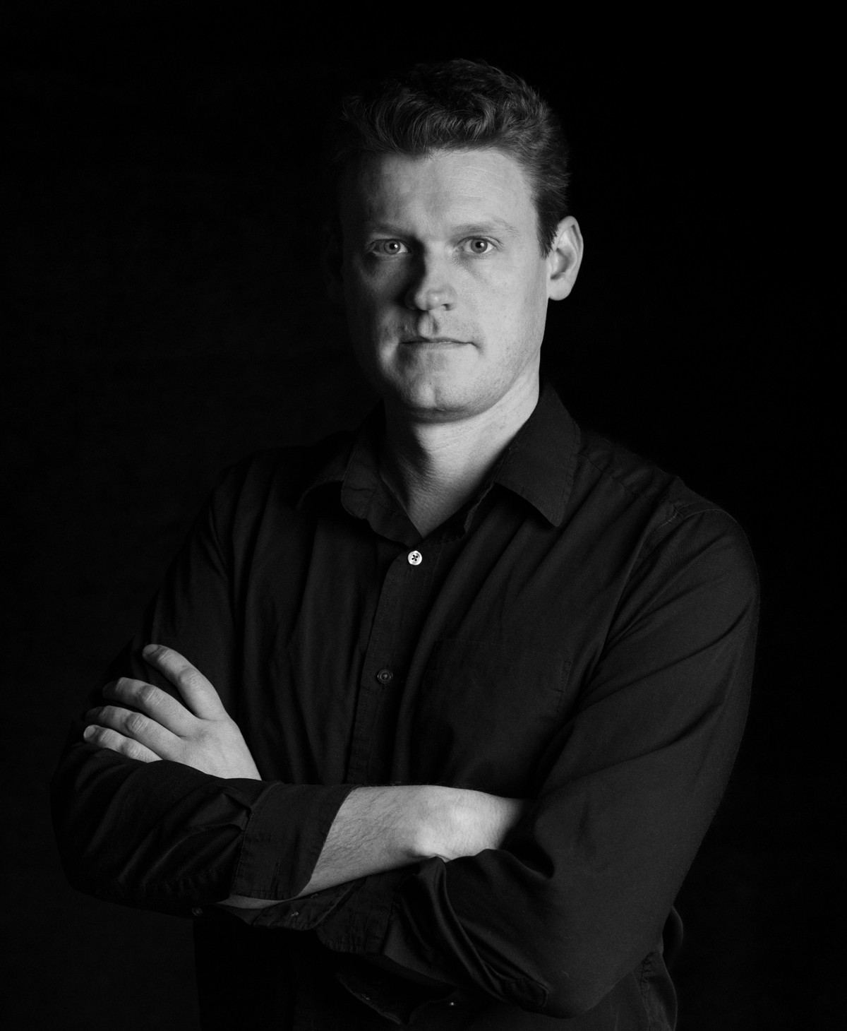 Black-and-white portrait of J. Mitchell Lane.
